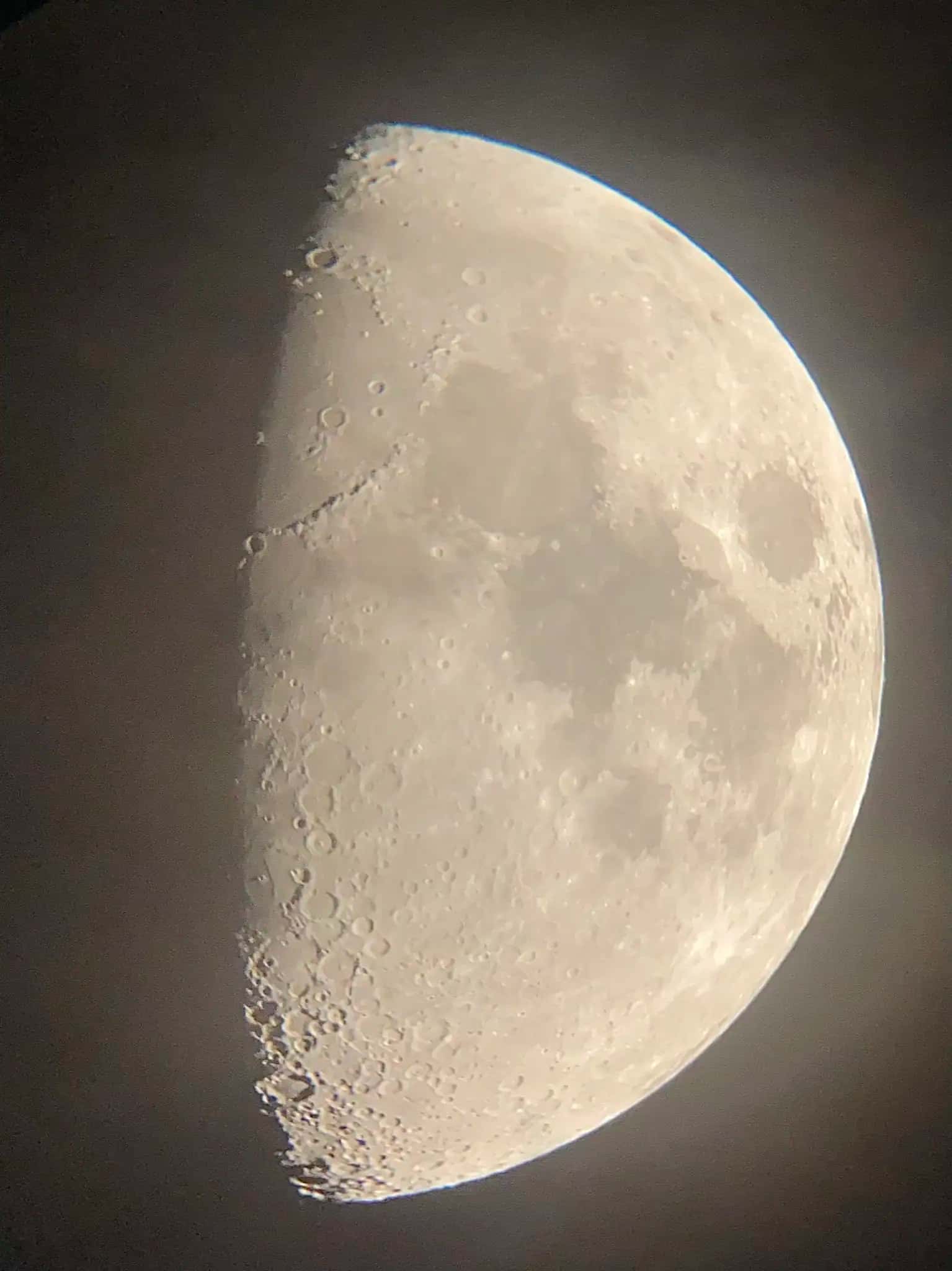Full Moon Viewing Through A Telescope (4)