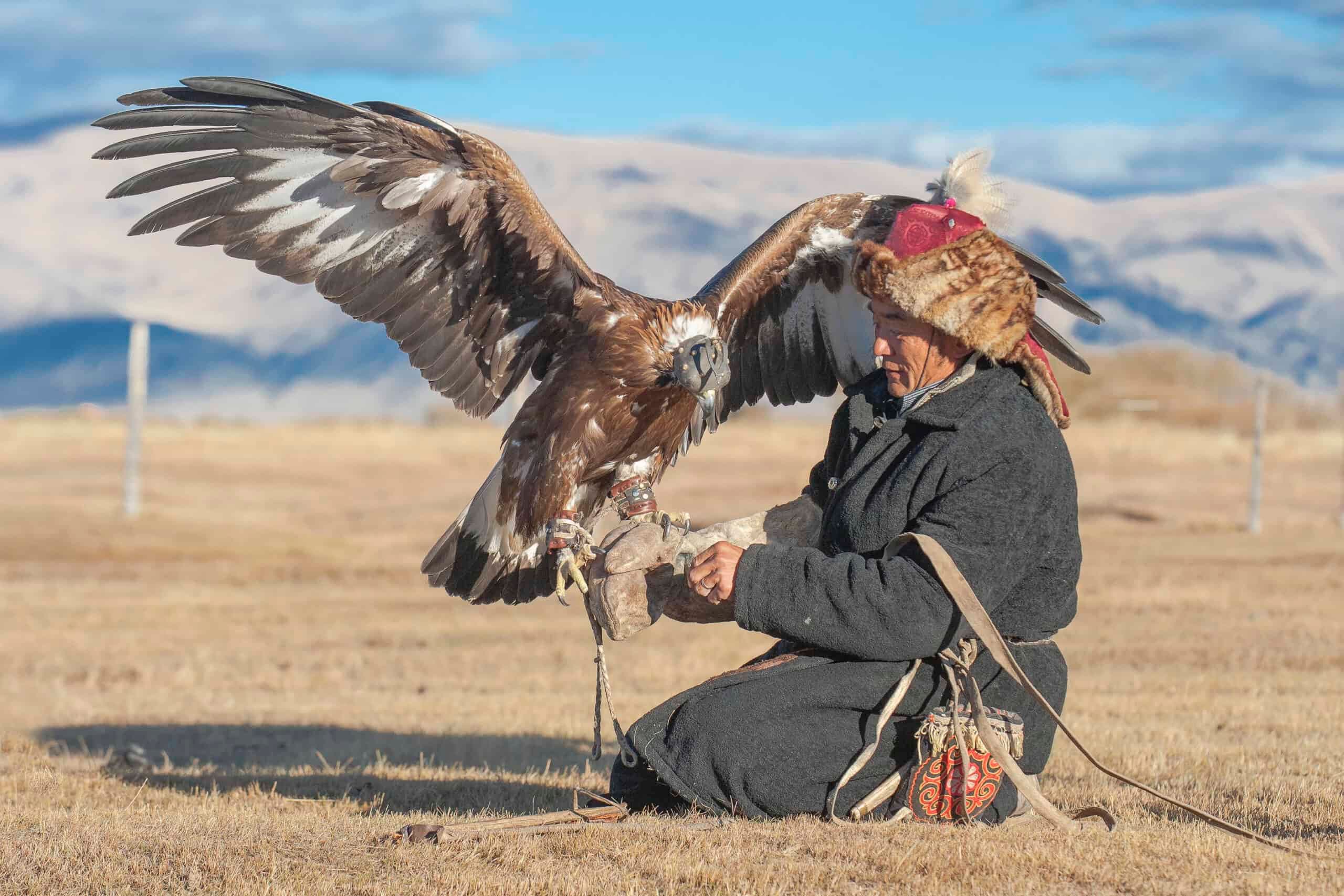 مغامرة صيادي النسور الكازاخ في منغوليا
